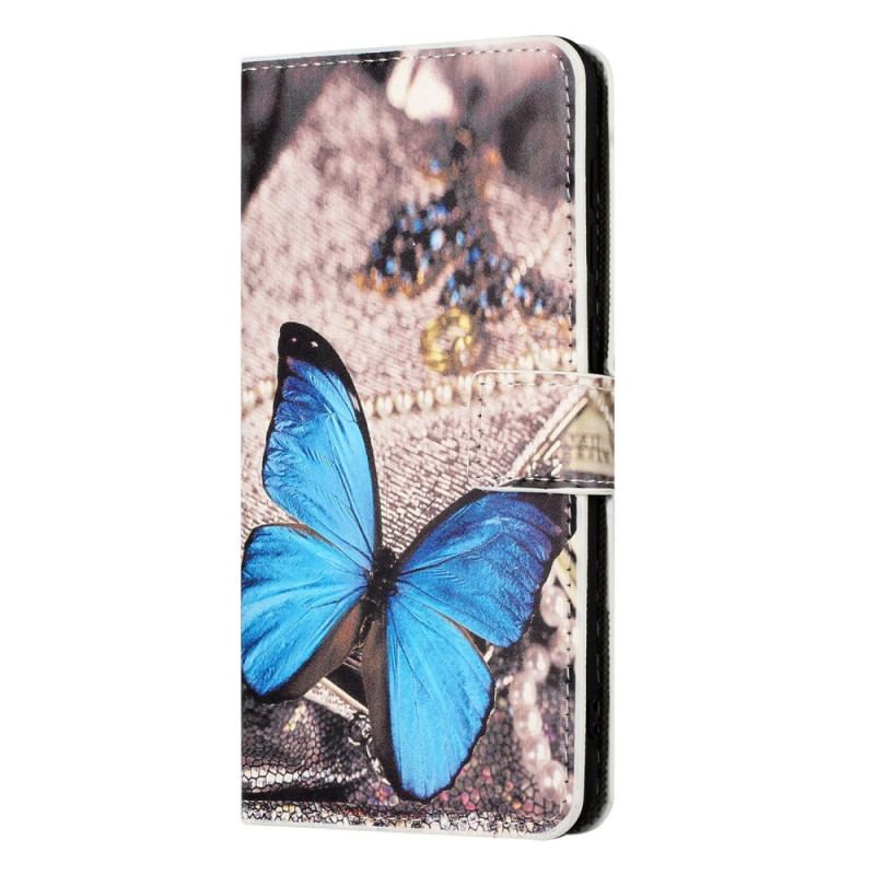 Housse OnePlus 10T 5G Papillon Bleu