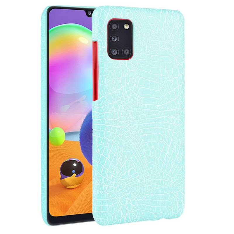 Coque Samsung Galaxy A31 Effet Peau de Crocodile