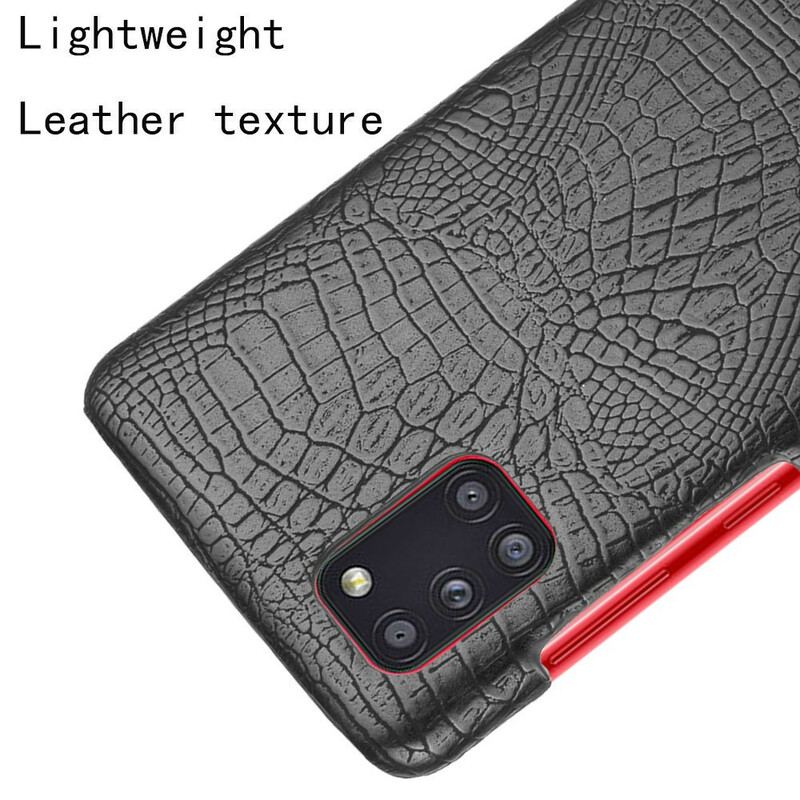 Coque Samsung Galaxy A31 Effet Peau de Crocodile