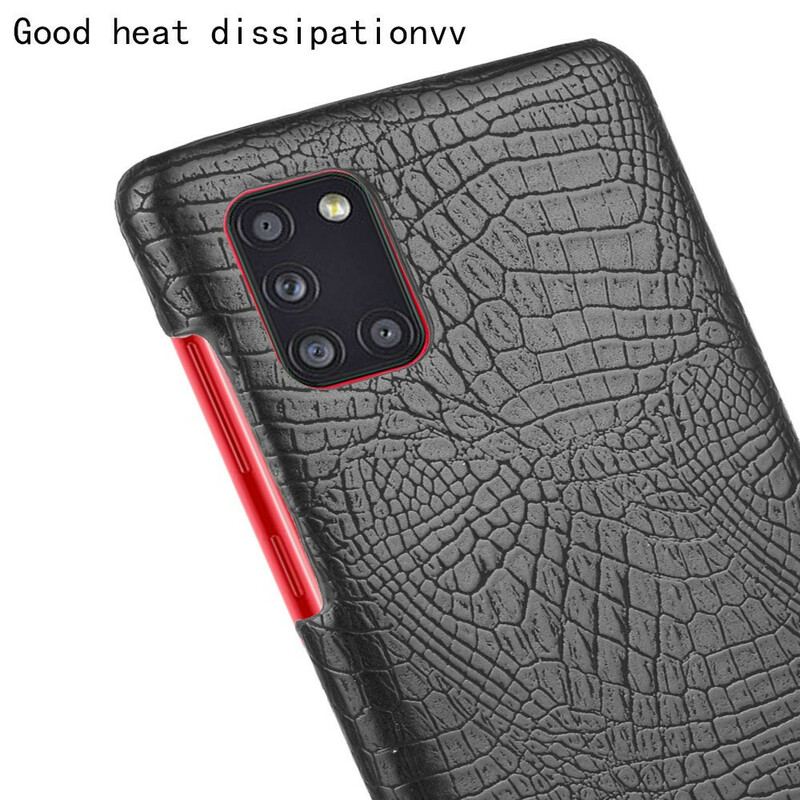 Coque Samsung Galaxy A31 Effet Peau de Crocodile