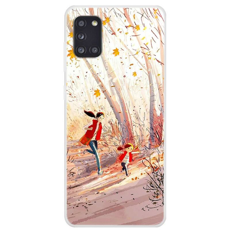 Coque Samsung Galaxy A31 Paysage d'Automne