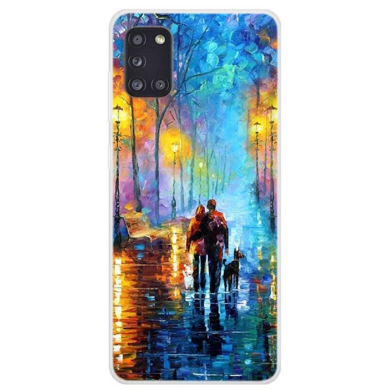 Coque Samsung Galaxy A31 Promenade en Famille