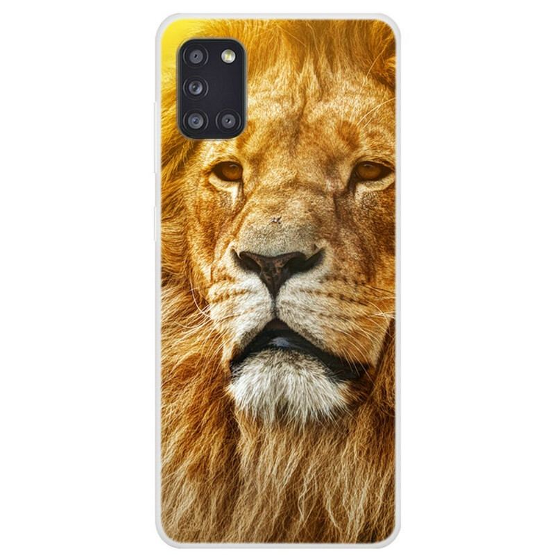 Coque Samsung Galaxy A31 Tête de Félin