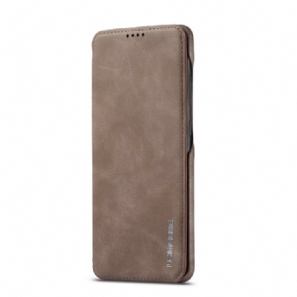 Flip Cover Samsung Galaxy A31 LC.IMEEKE Effet Cuir