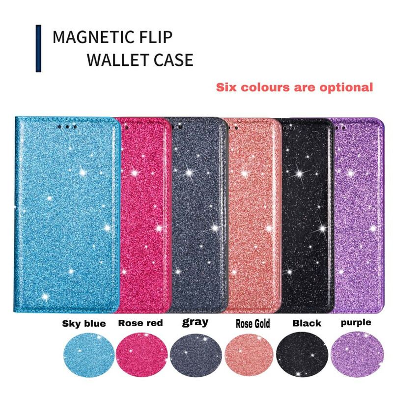 Flip Cover Samsung Galaxy A31 Style Paillettes