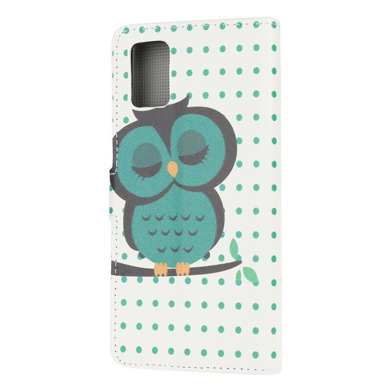 Housse Samsung Galaxy A31 Hibou Endormi