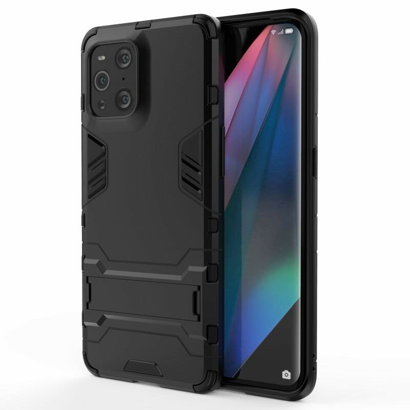 Coque Oppo Find X3 / X3 Pro Résistante Languette