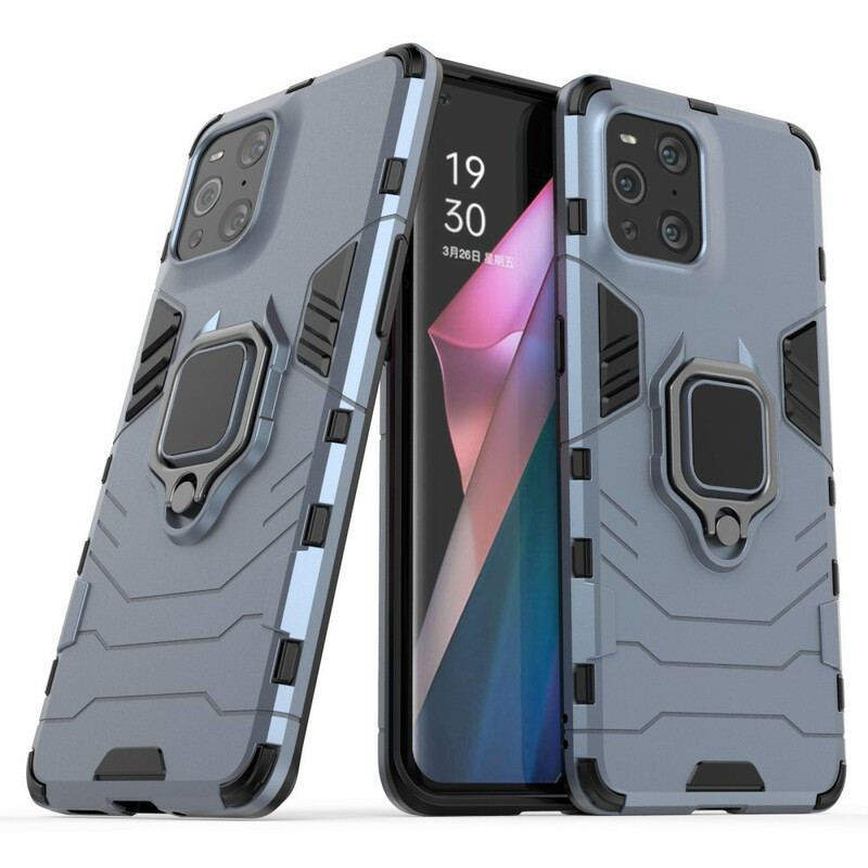 Coque Oppo Find X3 / X3 Pro Ring Résistante