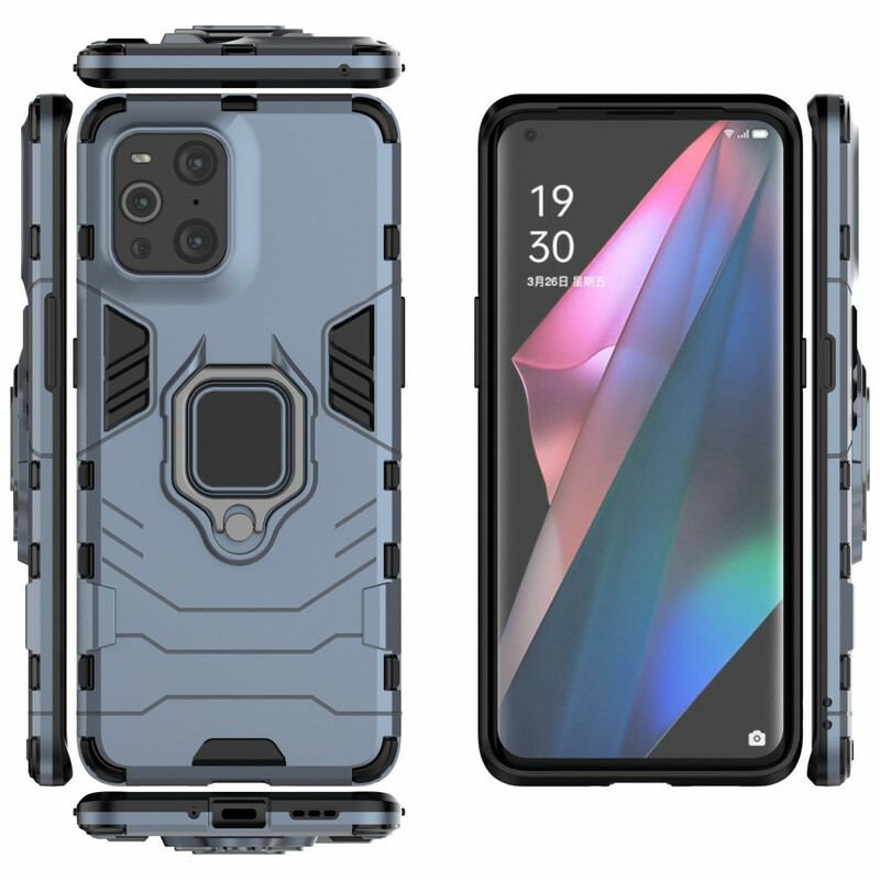 Coque Oppo Find X3 / X3 Pro Ring Résistante