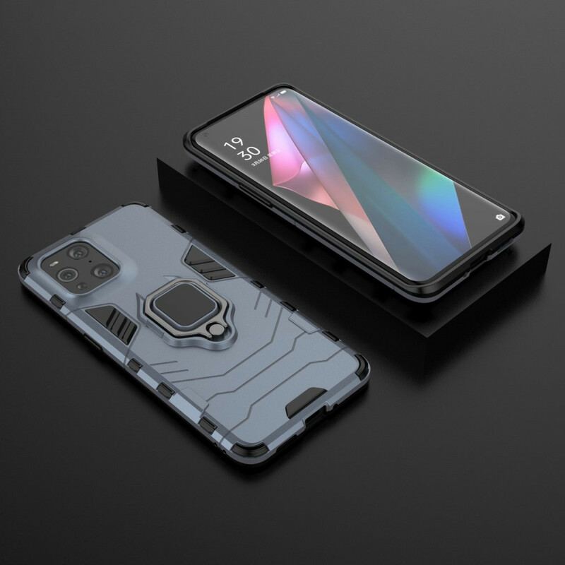 Coque Oppo Find X3 / X3 Pro Ring Résistante