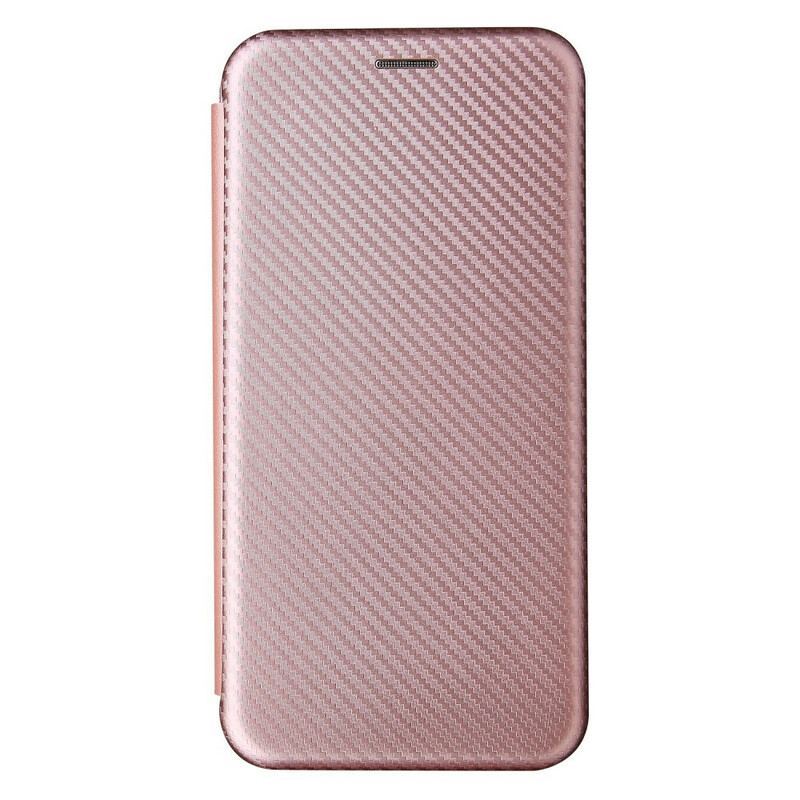 Flip Cover Oppo Find X3 / X3 Pro Silicone Carbone Coloré