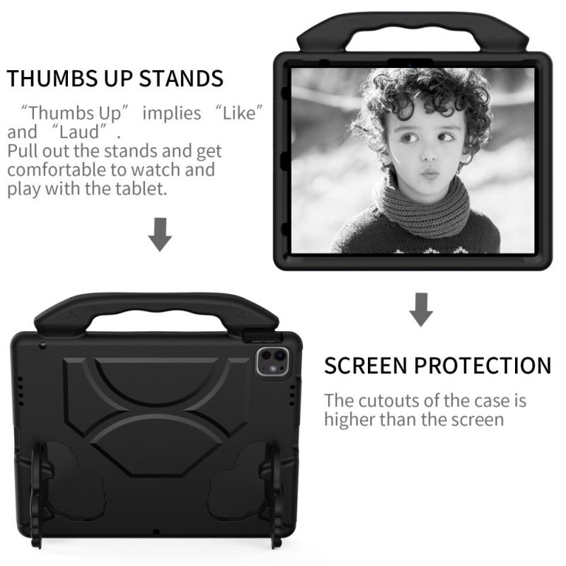 Coque iPad Air 13 (2024) / Pro 13 (2024) / Pro 12.9" Support Kids