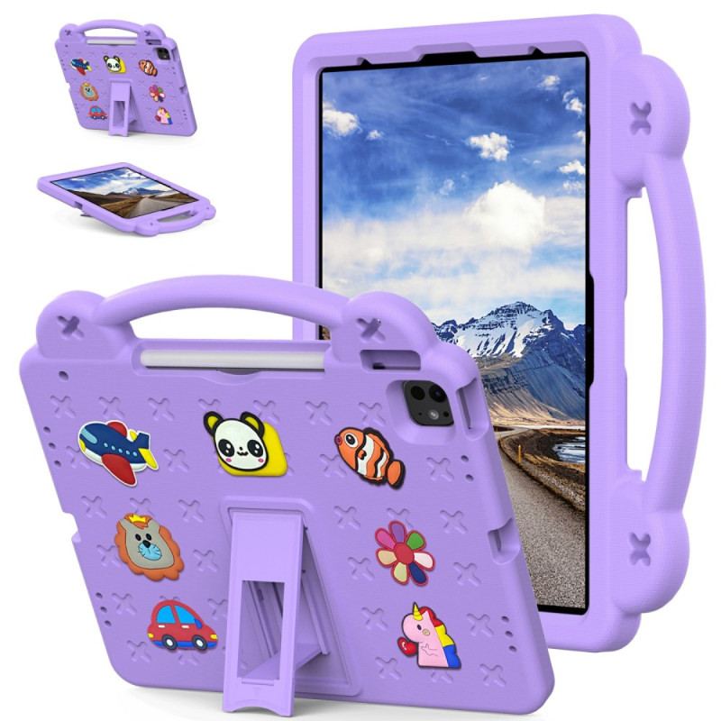 Coque iPad Pro 13 (2024) / Air 13 (2024) / iPad Pro 12.9 (2022) / (2021) / (2020) / (2018) Kids EVA