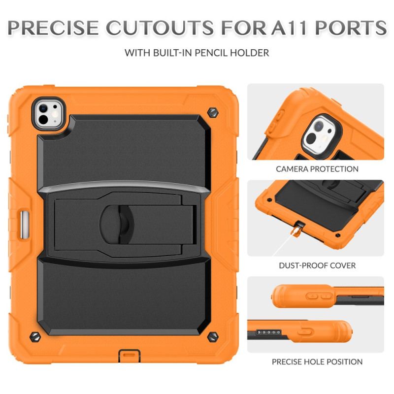 Coque iPad Pro 13 (2024) Triple Protection avec Bandoulière