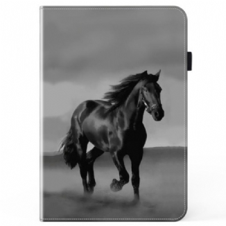 Étui iPad Pro 13 (2024) Cheval Noir