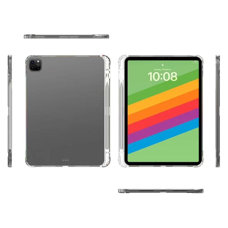 Étui iPad Pro 13 (2024) Transparent Porte-Stylet