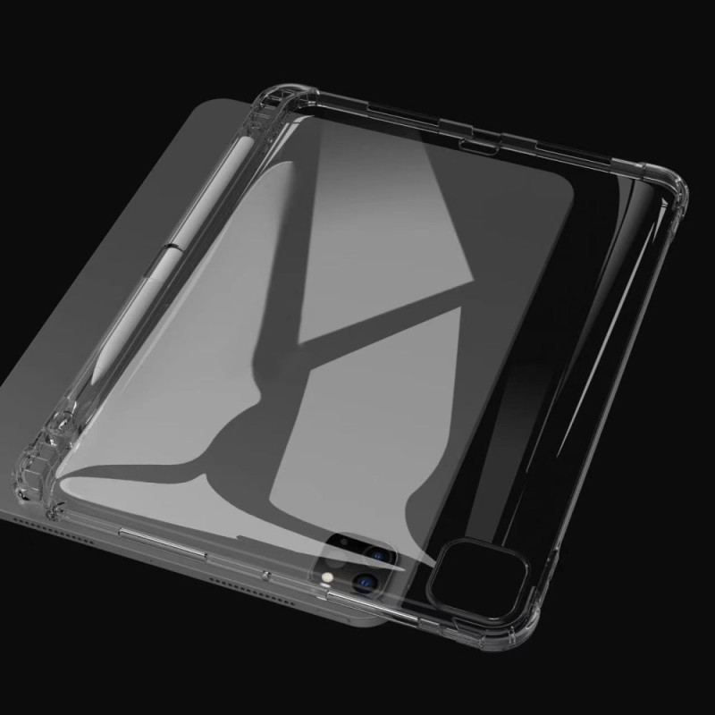 Étui iPad Pro 13 (2024) Transparent Porte-Stylet