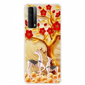 Coque Huawei P Smart 2021 Arbre Doré