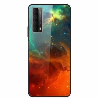 Coque Huawei P smart 2021 Ciel Rouge et Vert