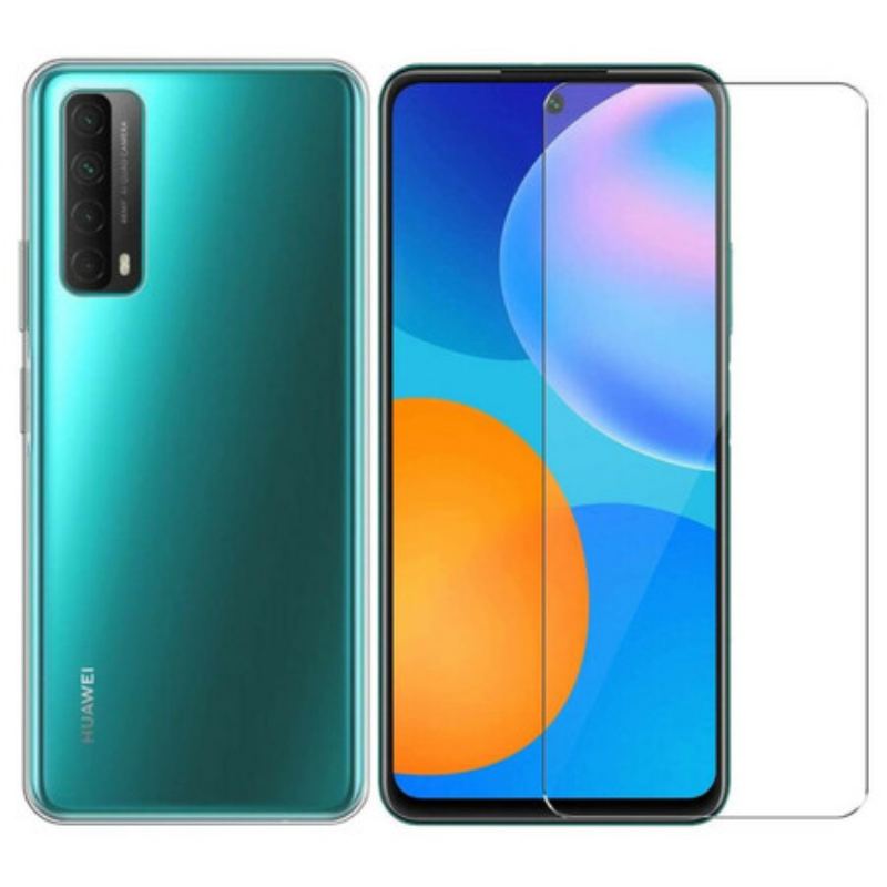 Coque Huawei P Smart 2021 Combo Coque et Verre trempée Écran