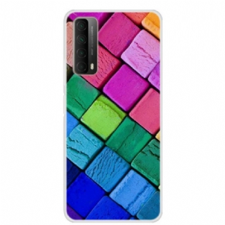 Coque Huawei P Smart 2021 Cubes Colorés