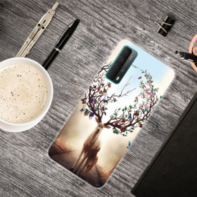 Coque Huawei P Smart 2021 Flexible Cerf