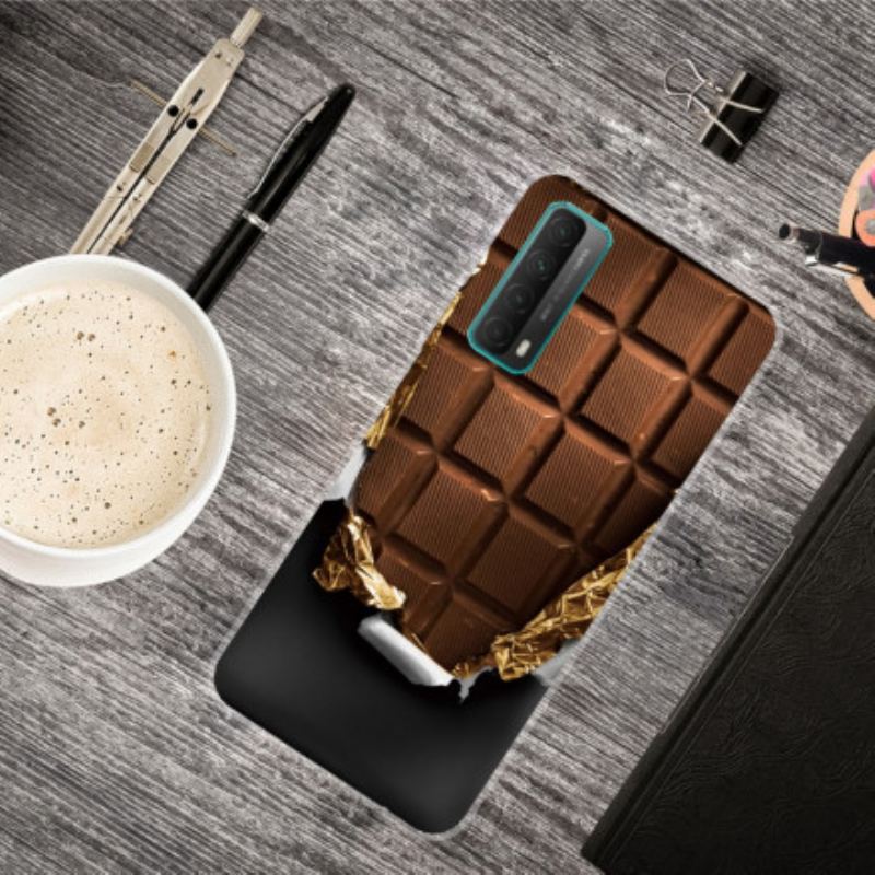 Coque Huawei P Smart 2021 Flexible Chocolat