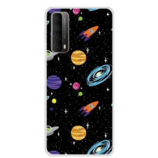 Coque Huawei P Smart 2021 Planète Galaxie