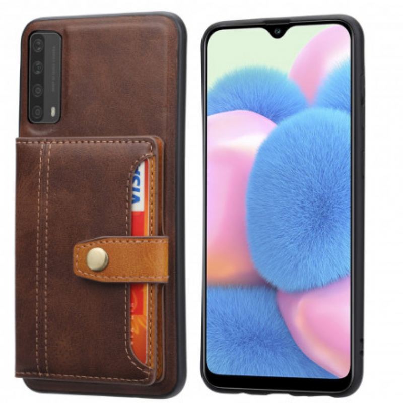 Coque Huawei P Smart 2021 Porte Cartes Support Sangle