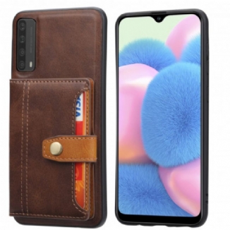 Coque Huawei P Smart 2021 Porte Cartes Support Sangle