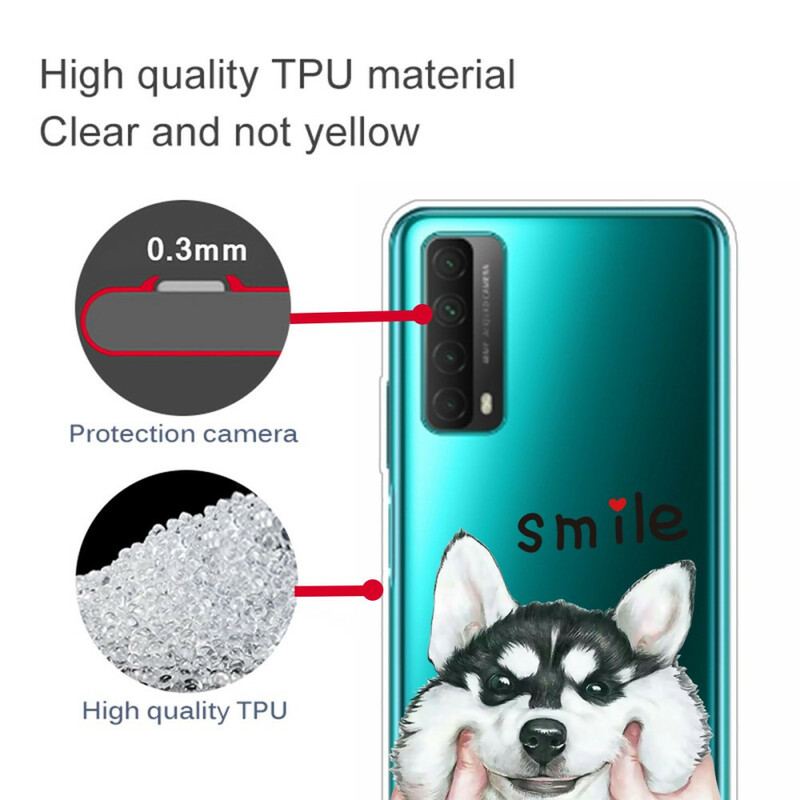 Coque Huawei P Smart 2021 Tête de Loup and Smile