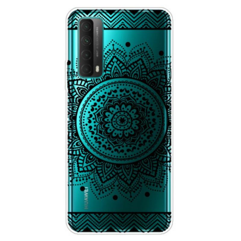 Coque Huawei P Smart 2021 Transparente Fleurs Mandala