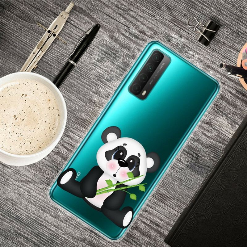 Coque Huawei P Smart 2021 Transparente Panda Triste