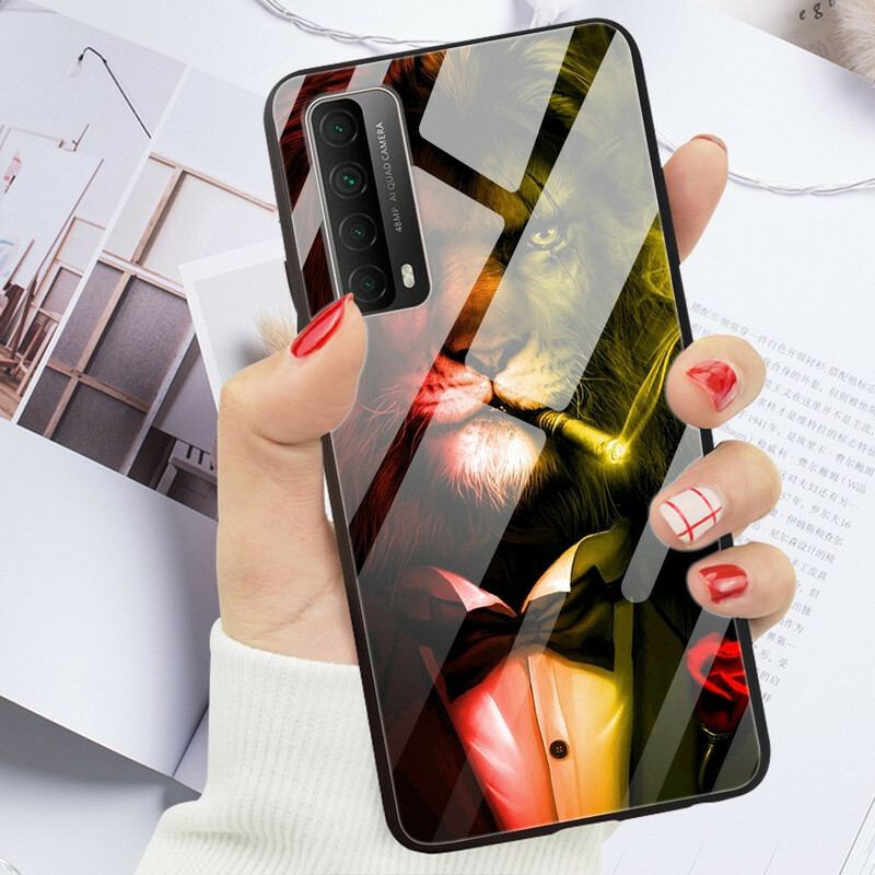 Coque Huawei P Smart 2021 Verre Trempé Lion Cigare