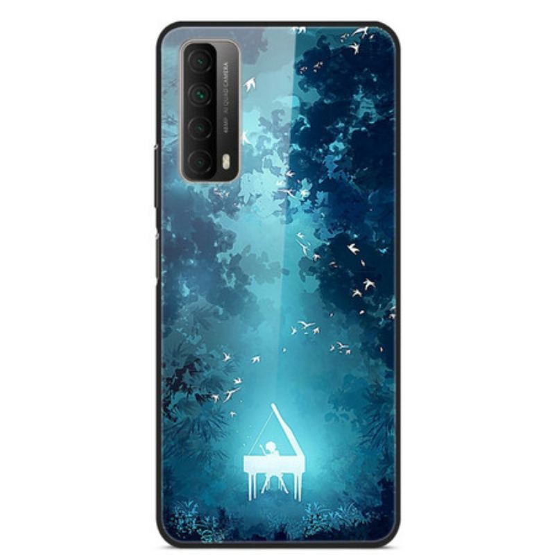 Coque Huawei P Smart 2021 Verre Trempé Piano Dans La Nuit