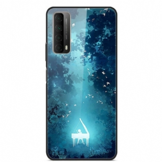 Coque Huawei P Smart 2021 Verre Trempé Piano Dans La Nuit