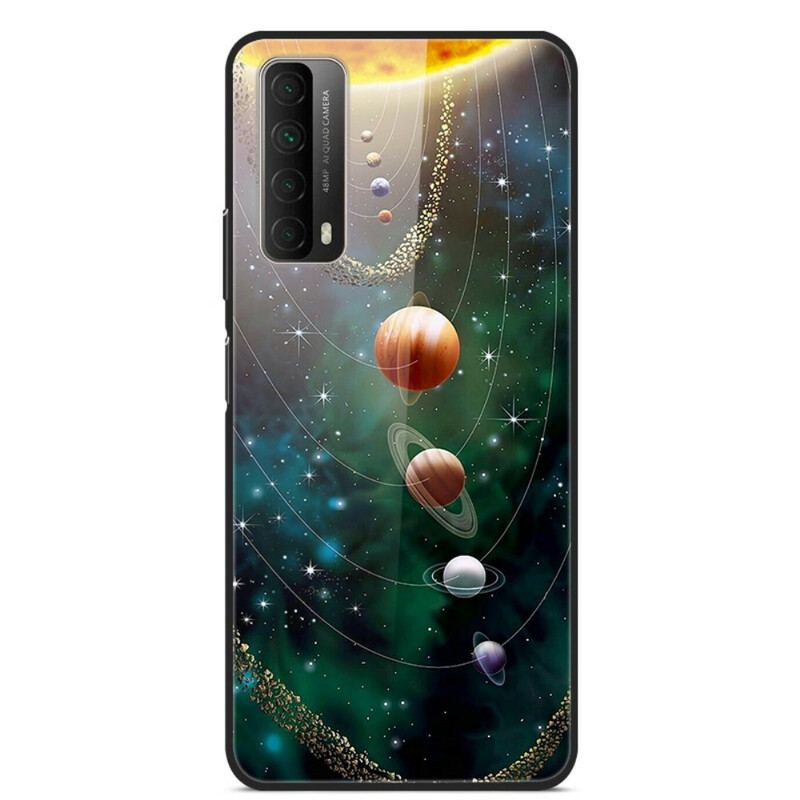 Coque Huawei P Smart 2021 Verre Trempé Planète Système Solaire