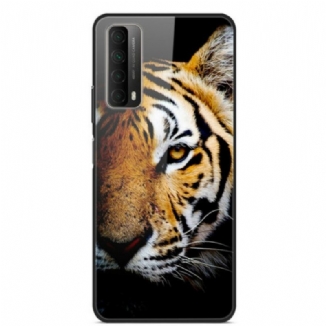 Coque Huawei P Smart 2021 Verre Trempé Tigre Réaliste