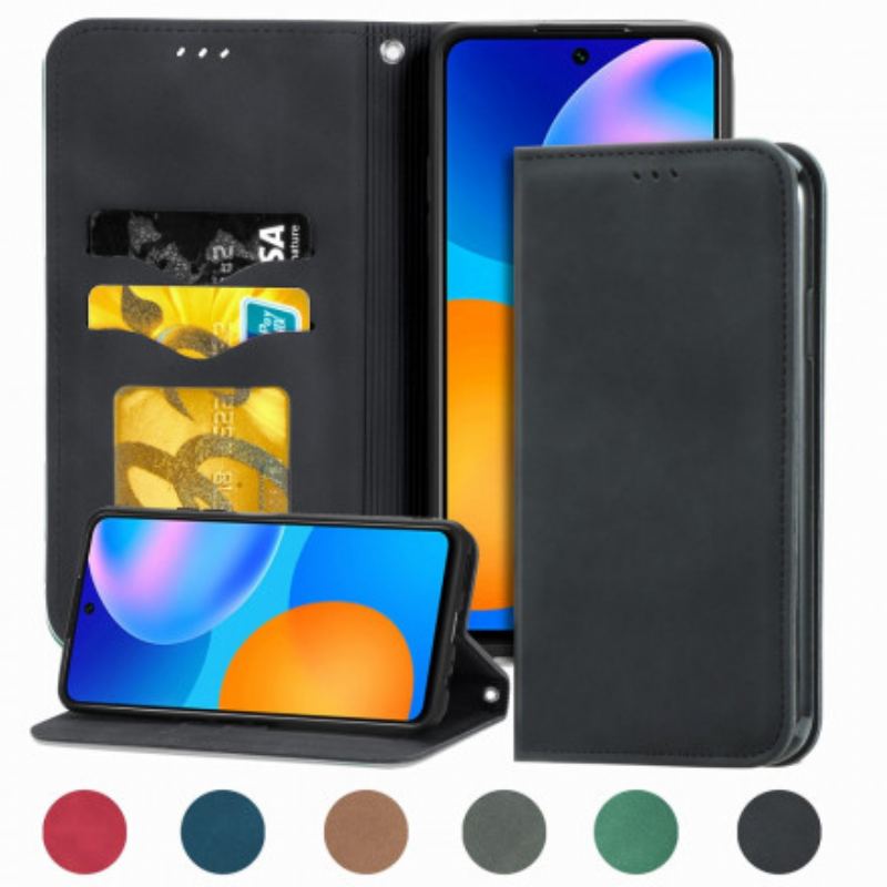 Flip Cover Huawei P Smart 2021 Simili Cuir Vintage