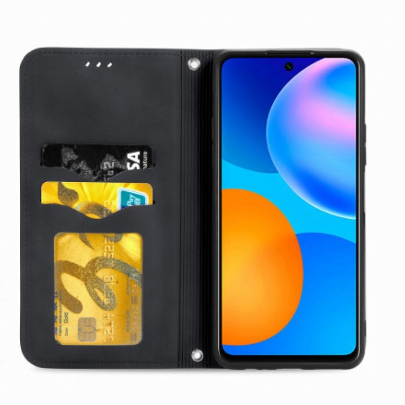 Flip Cover Huawei P Smart 2021 Simili Cuir Vintage