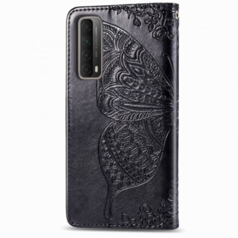 Housse Huawei P Smart 2021 Demi Papillons