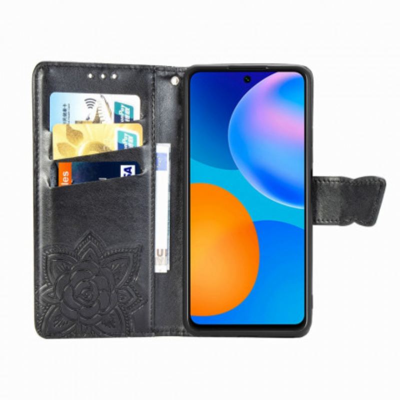 Housse Huawei P Smart 2021 Demi Papillons