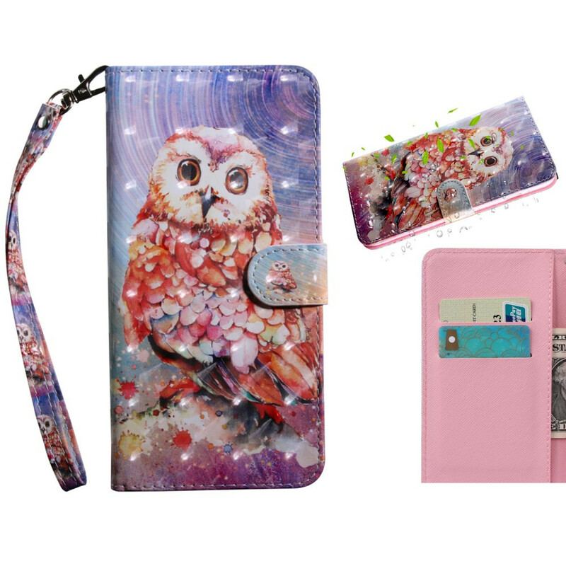 Housse Huawei P Smart 2021 Light Spot Germain le Hibou