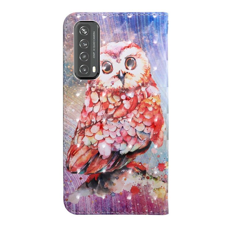 Housse Huawei P Smart 2021 Light Spot Germain le Hibou