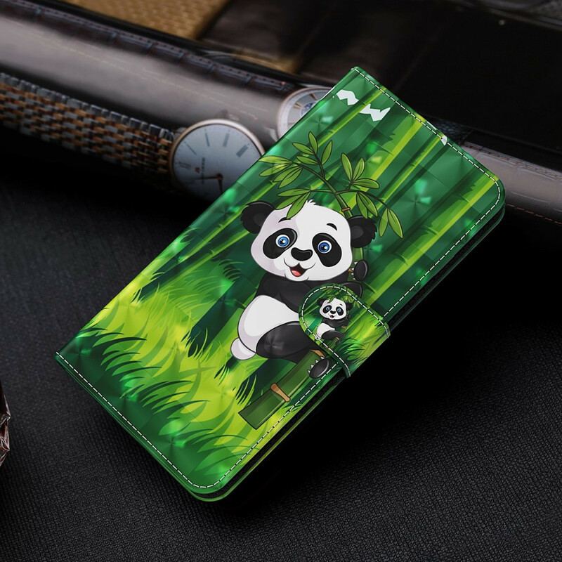 Housse Huawei P Smart 2021 Panda et Bambou