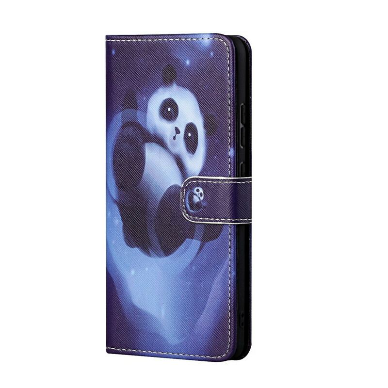 Housse Huawei P Smart 2021 Panda Space à Lanière