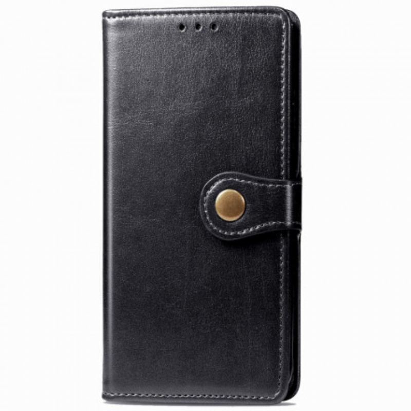 Housse Huawei P smart 2021 Simili Cuir et Fermoir Vintage