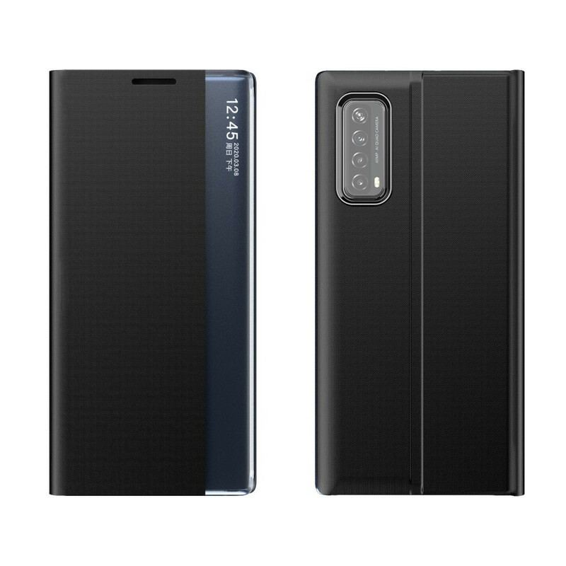 View Cover Huawei P Smart 2021 Simili Cuir Texturé