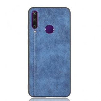Coque Huawei Y6p Effet Cuir Couture