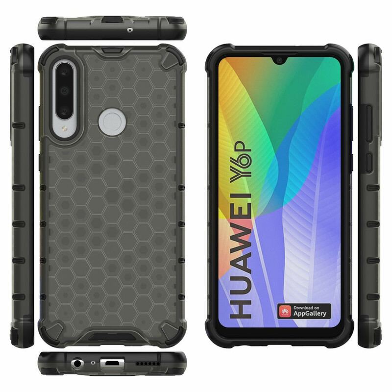 Coque Huawei Y6p Style Nid d'Abeille